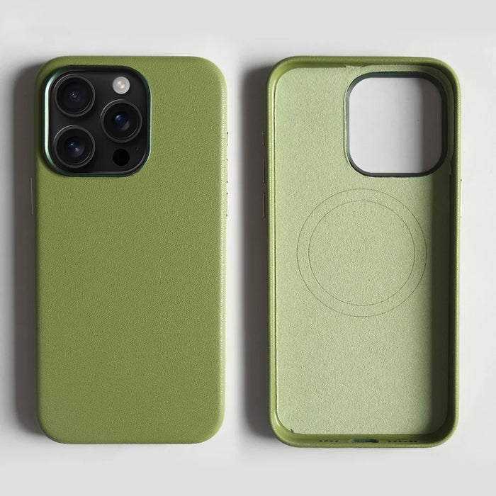 For iPhone 14 Pro Magnetic Case Eco-Friendly RPET Phone Back Cover GRS Certified - Light Green - 2