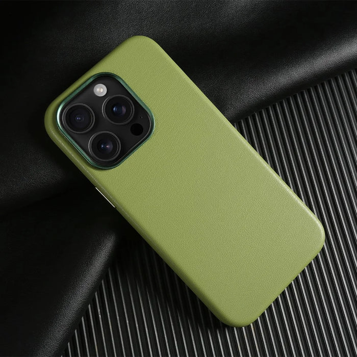 For iPhone 14 Pro Magnetic Case Eco-Friendly RPET Phone Back Cover GRS Certified - Light Green - 3