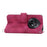 For Realme 13+ 5G / 13 Pro 5G (China) Case Flower Pattern PU Leather Wallet Phone Cover with Strap - Wine Red - 3