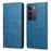 For Realme C75 4G / V60 Pro 5G Wallet Case RFID Blocking PU Leather Phone Cover - Blue - 1