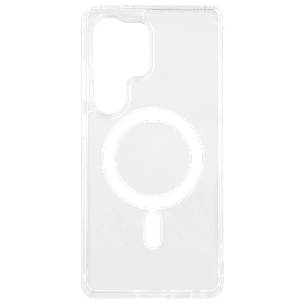For Samsung Galaxy S25 Ultra Magnetic Case TPU + Acrylic Clear Phone Cover - 2