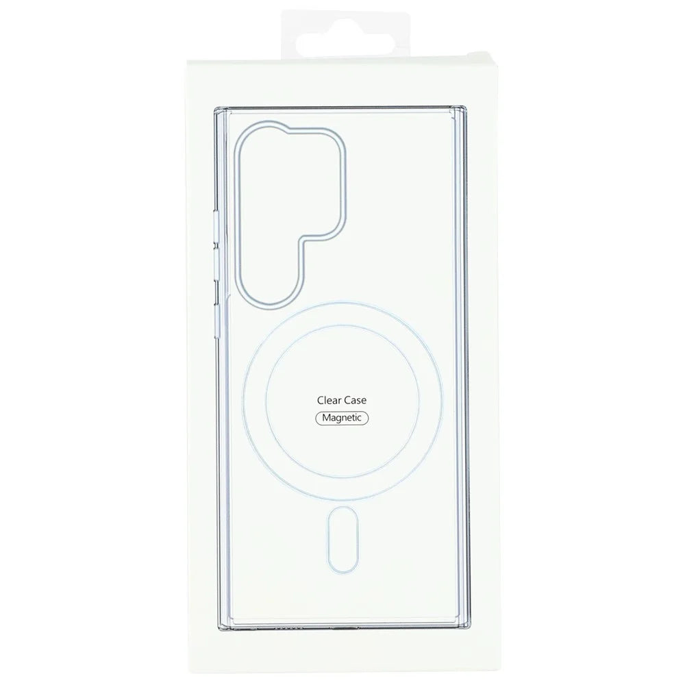 For Samsung Galaxy S25 Ultra Magnetic Case TPU + Acrylic Clear Phone Cover - 5