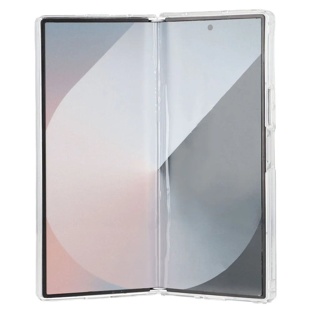For Samsung Galaxy Z Fold6 5G Magnetic Case TPU + Acrylic Clear Phone Cover - 4