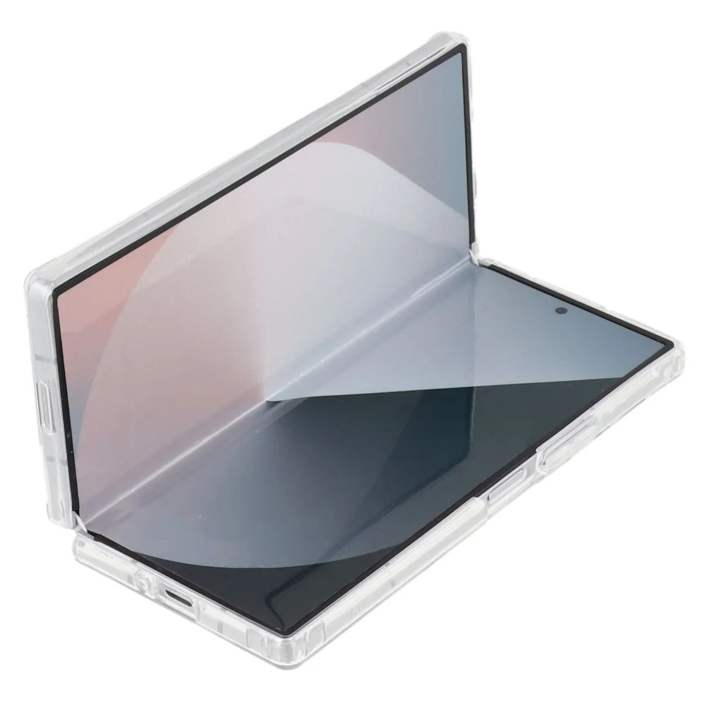 For Samsung Galaxy Z Fold6 5G Magnetic Case TPU + Acrylic Clear Phone Cover - 5