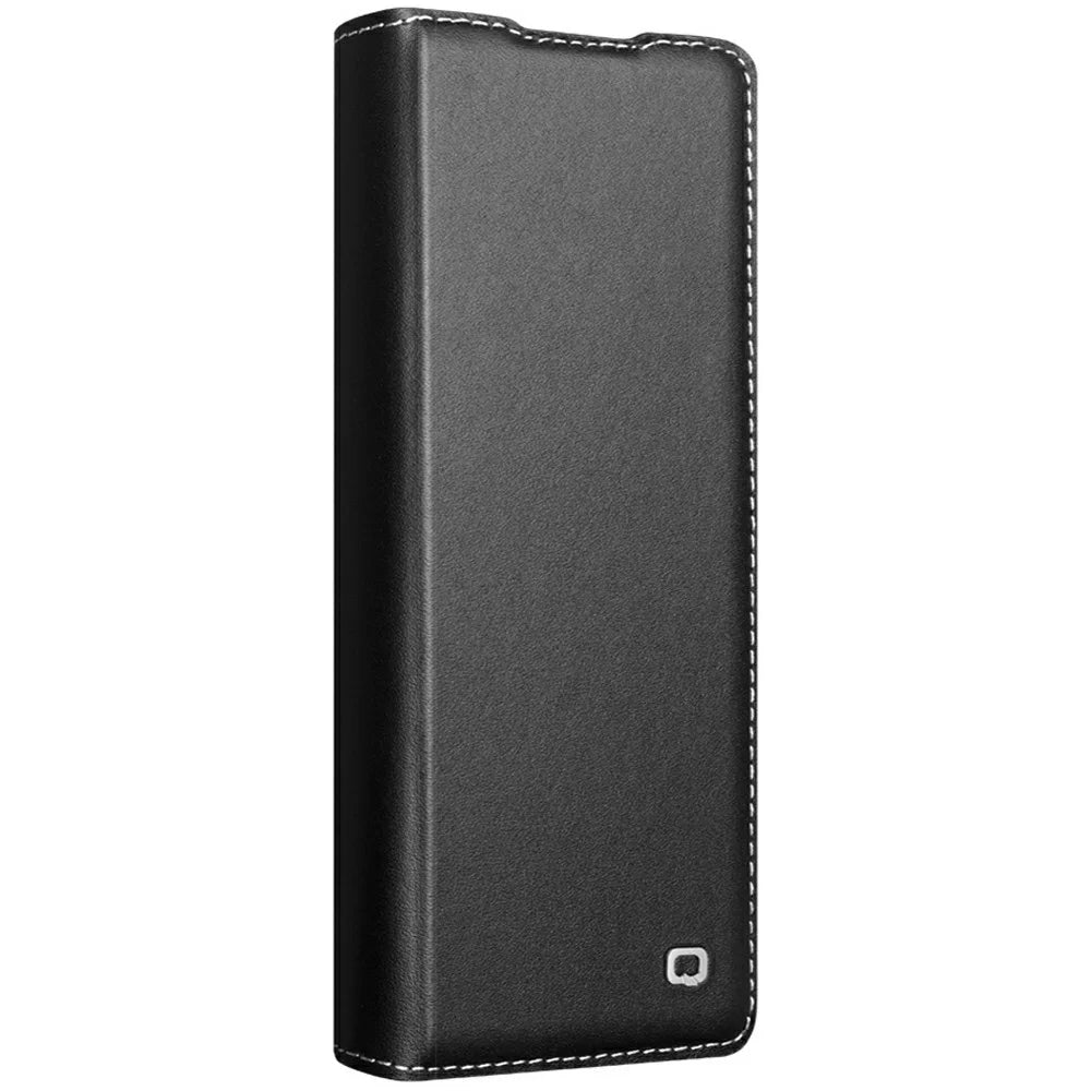 QIALINO For Samsung Galaxy Z Fold Special Case Genuine Cow Leather Anti Drop Phone Cover - 2