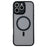 For iPhone 16 Pro Max Case Compatible with MagSafe TPU + PC Skin Touch Matte Phone Cover - Black - 1