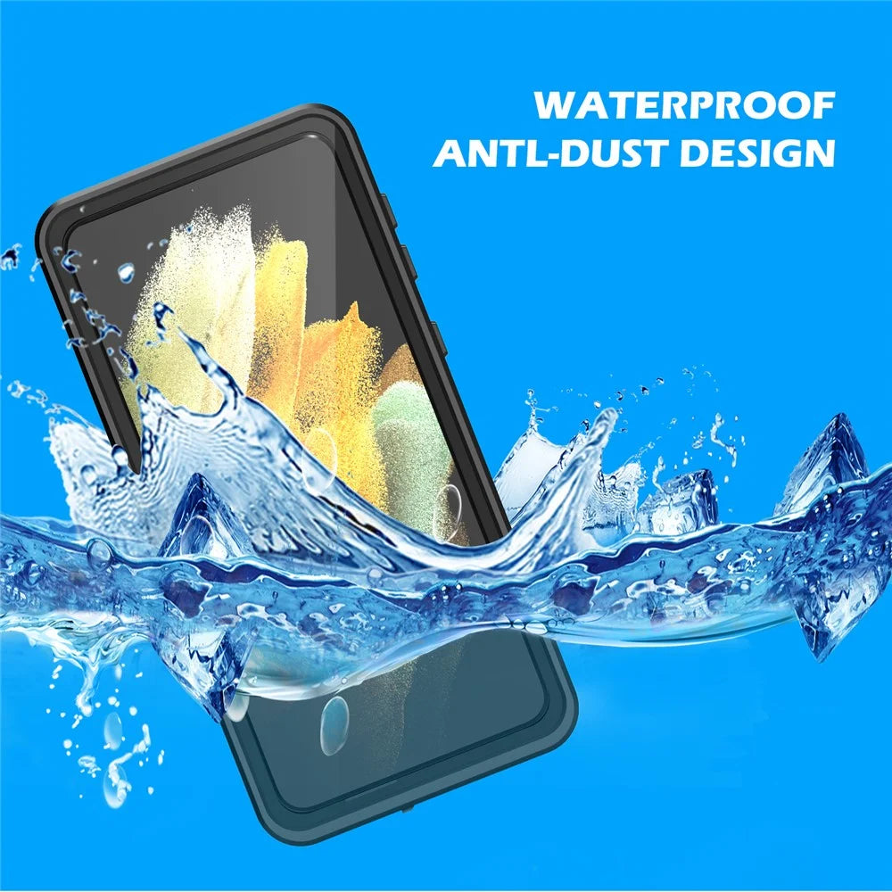 REDPEPPER For Samsung Galaxy S21+ 5G IP68 Waterproof Phone Case Support Fingerprint Unlock - 3