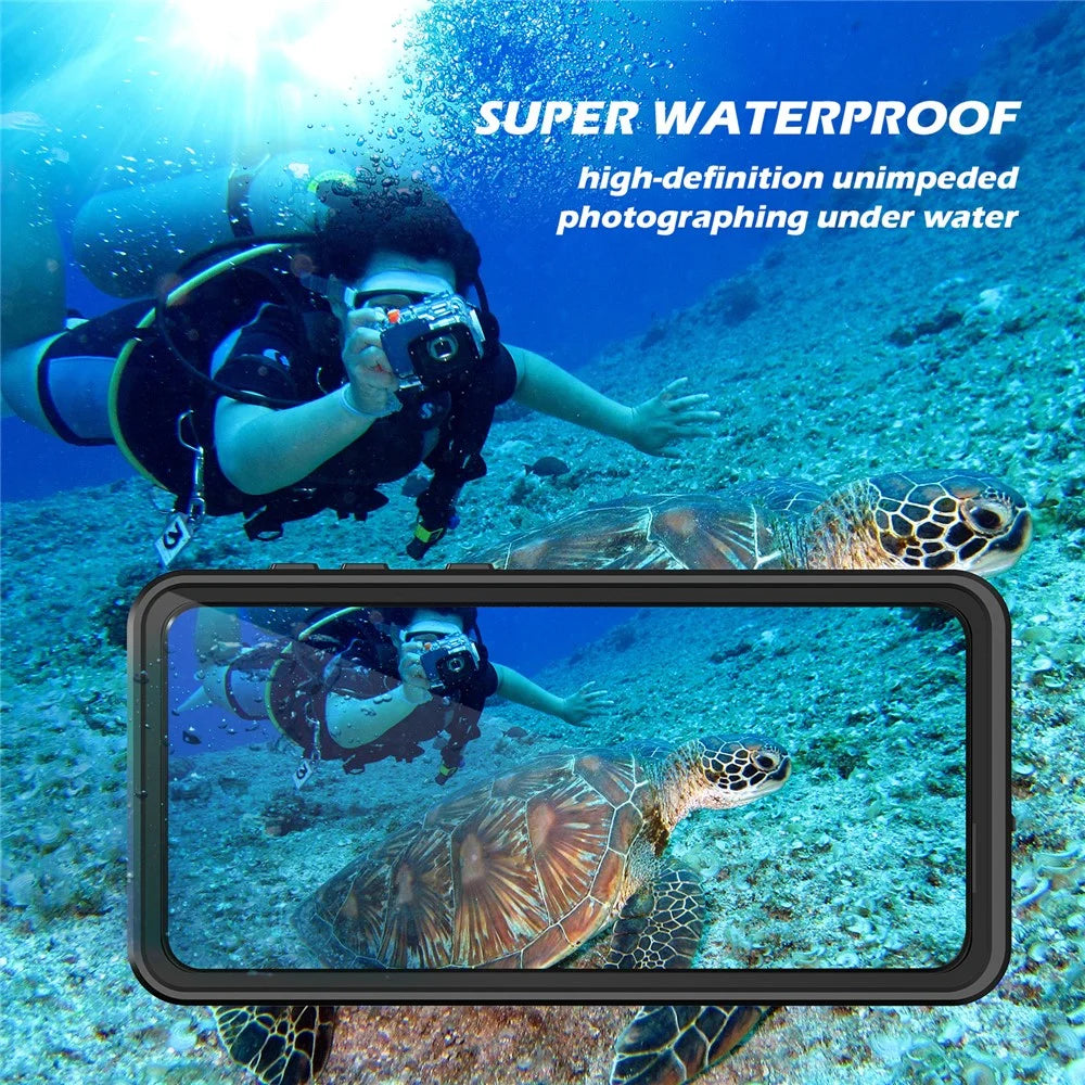 REDPEPPER For Samsung Galaxy S21+ 5G IP68 Waterproof Phone Case Support Fingerprint Unlock - 6