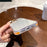 For iPhone 15 Pro Phone Case Ultra Clear Shockproof PC + TPU Back Cover - Orange - 6