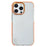 For iPhone 14 Pro Phone Case Ultra Clear Shockproof PC + TPU Back Cover - Orange - 1