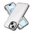 For iPhone 15 Phone Case Ultra Clear Shockproof PC + TPU Back Cover - Black - 2