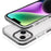 For iPhone 14 Phone Case Ultra Clear Shockproof PC + TPU Back Cover - Black - 3