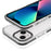 For iPhone 13 Phone Case Ultra Clear Shockproof PC + TPU Back Cover - Black - 3