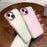 For iPhone 14 Case TPU + PC Translucent Matte Anti Drop Phone Back Cover - Purple - 3