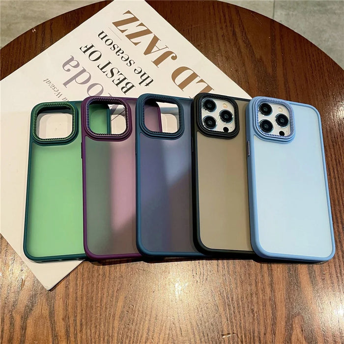 For iPhone 14 Pro Max Case Gear Inspired Design PC + TPU Skin Touch Phone Cover - Green - 5
