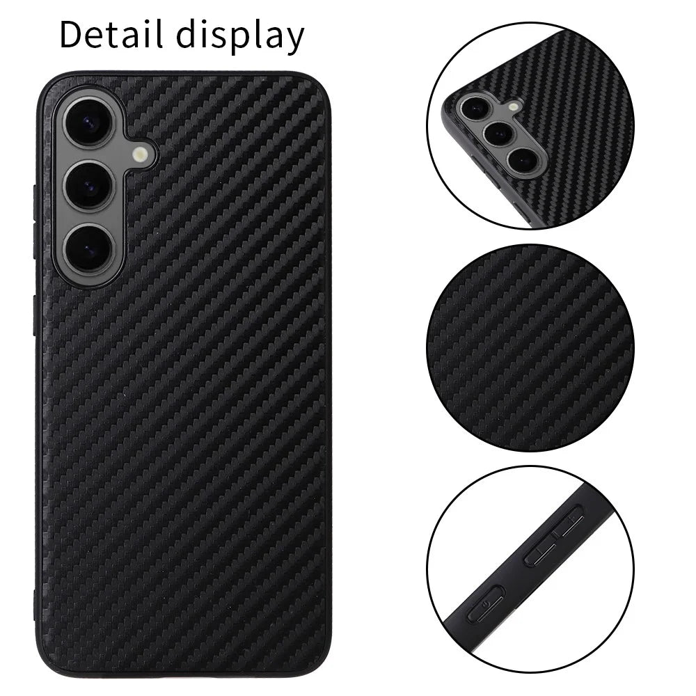 For Samsung Galaxy S25 Case PU Leather+TPU+PC Phone Back Cover - Leopard - 2