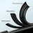 For Samsung Galaxy S25+ Case Anti Drop TPU + PU Leather Texture Phone Protective Cover - Black - 5