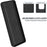 For Samsung Galaxy M14 4G Case Liquid Silicone Phone Back Cover with Hand Strap - Black - 6