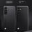 For Samsung Galaxy A55 5G Case Anti Drop TPU + PU Leather Texture Phone Protective Cover - Black - 4