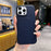 For iPhone 16 Pro Case Compatible with MagSafe Carbon Fiber Texture Leather + PC Phone Cover - Blue - 2