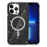 For iPhone 13 Pro Case Compatible with MagSafe Glitter Powder PC + TPU Phone Cover - Black - 1