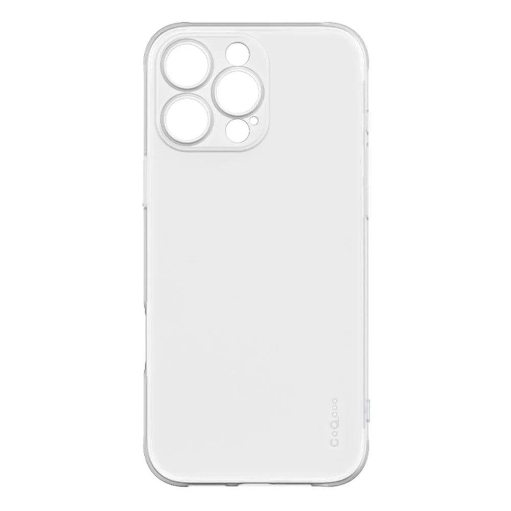 Q.COO For iPhone 16 Pro Case Drop Protection TPU Protective Phone Back Cover - Transparent - 2