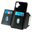 For Samsung Galaxy A06 5G / A06 4G Case Card Bag Kickstand TPU + PU Phone Cover - Black - 2