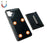 For Samsung Galaxy A06 5G / A06 4G Case Card Bag Kickstand TPU + PU Phone Cover - Black - 5