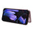 For Google Pixel 9a Case Carbon Fiber Texture Drop-Proof PU Leather Phone Cover - Rose Gold - 3
