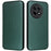 For OnePlus Ace 5 Pro 5G Case Carbon Fiber Texture Drop-Proof PU Leather Phone Cover - Green - 1