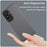 For Samsung Galaxy A15 4G / A15 5G Case TPU + PC Phone Back Cover Matte Translucent Design - Black - 5
