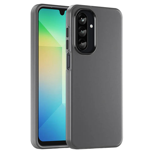 For Samsung Galaxy A26 5G Case TPU + PC Phone Back Cover Matte Translucent Design - Black - 1