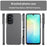 For Samsung Galaxy A26 5G Case TPU + PC Phone Back Cover Matte Translucent Design - Black - 3