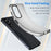 For Samsung Galaxy A26 5G Case TPU + PC Phone Back Cover Matte Translucent Design - Black - 4