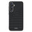 ABEEL For Samsung Galaxy S25 Case Magnetic Case Micro-Embossing PC TPU Aluminum Alloy Leather Phone Cover - 1