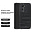 ABEEL For Samsung Galaxy S25 Case Magnetic Case Micro-Embossing PC TPU Aluminum Alloy Leather Phone Cover - 2