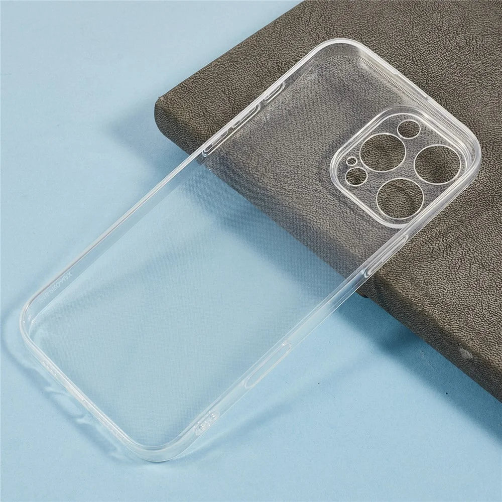 For iPhone 16 Pro Max Case 1.2mm Ultra Thin Crystal Clear TPU Phone Cover - 4