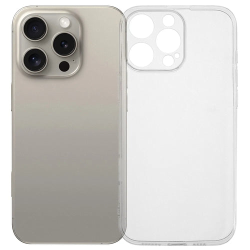 For iPhone 16 Pro Case 1.2mm Ultra Thin Crystal Clear TPU Phone Cover - 1