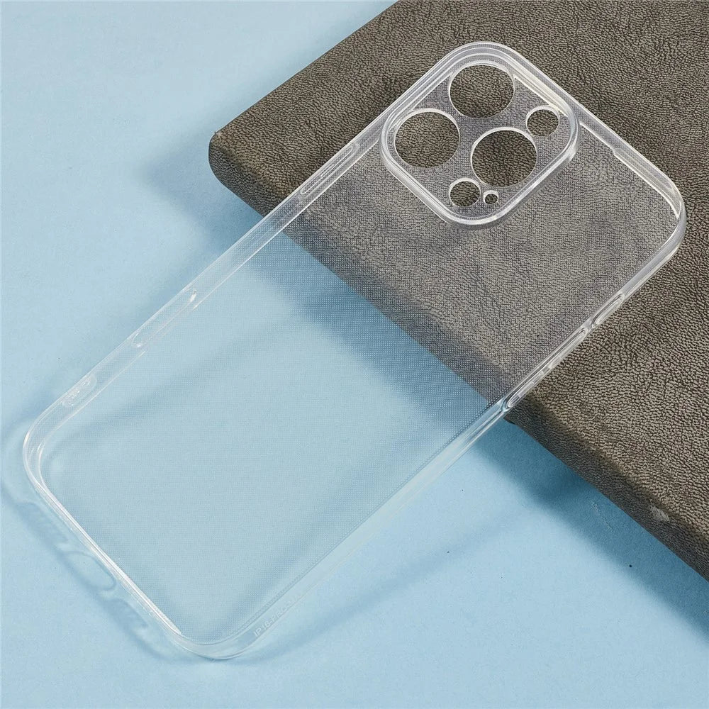 For iPhone 16 Pro Case 1.2mm Ultra Thin Crystal Clear TPU Phone Cover - 3