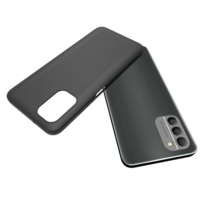 10Pcs / Pack Soft TPU Phone Case for Nokia G400 5G, Dual-sided Matte Finish Protective Cover - Black - 2