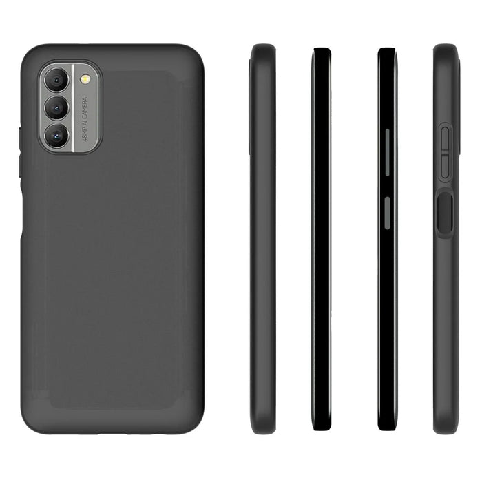 10Pcs / Pack Soft TPU Phone Case for Nokia G400 5G, Dual-sided Matte Finish Protective Cover - Black - 7