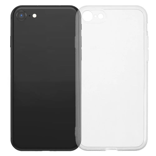 TPU Phone Case For iPhone SE (2022) / (2020) / 8 / 7 , 1.2mm Ultra Thin Crystal Clear Cover - 1
