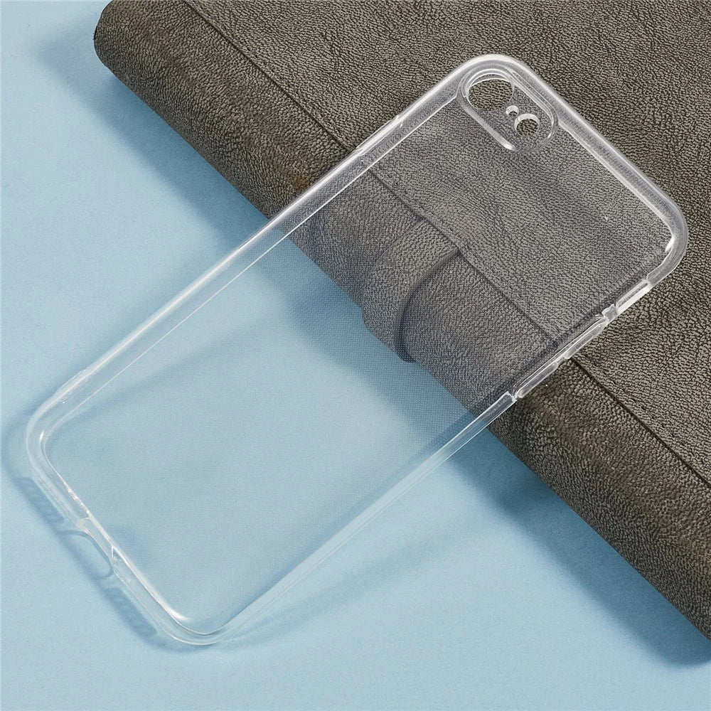 TPU Phone Case For iPhone SE (2022) / (2020) / 8 / 7 , 1.2mm Ultra Thin Crystal Clear Cover - 3