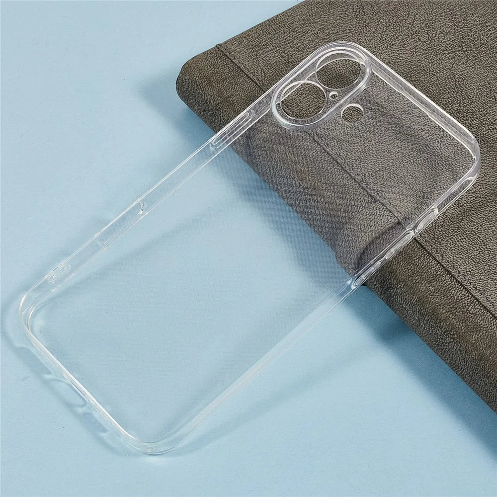 For iPhone 16 Plus Case 1.2mm Ultra Thin Crystal Clear TPU Phone Cover - 3