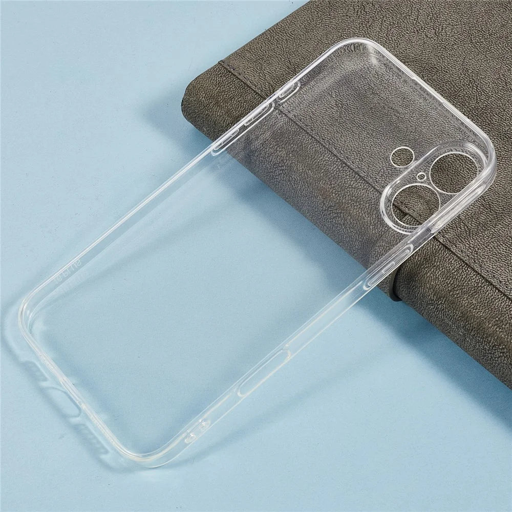 For iPhone 16 Plus Case 1.2mm Ultra Thin Crystal Clear TPU Phone Cover - 4