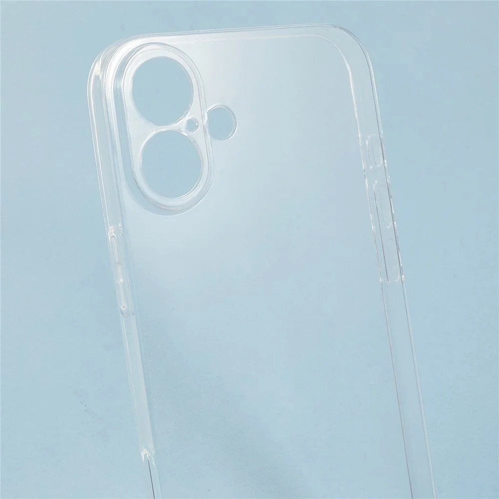 For iPhone 16 Plus Case 1.2mm Ultra Thin Crystal Clear TPU Phone Cover - 5