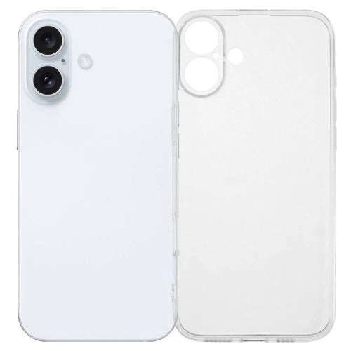 For iPhone 16 Case 1.2mm Ultra Thin Crystal Clear TPU Phone Cover - 1
