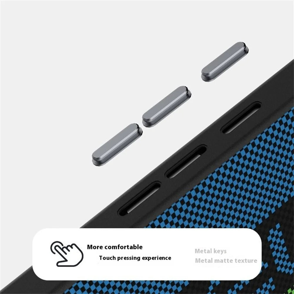 ABEEL For Google Pixel 9a Magnetic Case Micro-Embossing 6D Printed PC TPU Aluminum Alloy Leather Phone Cover - Outstanding No. 1 - 4