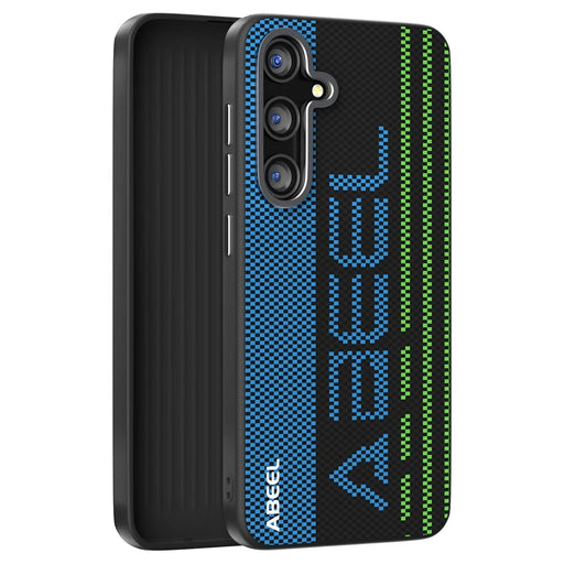 ABEEL For Samsung Galaxy S25+ Magnetic Case Micro-Embossing 6D Printed PC TPU Aluminum Alloy Leather Phone Cover - Outstanding No. 1 - 2