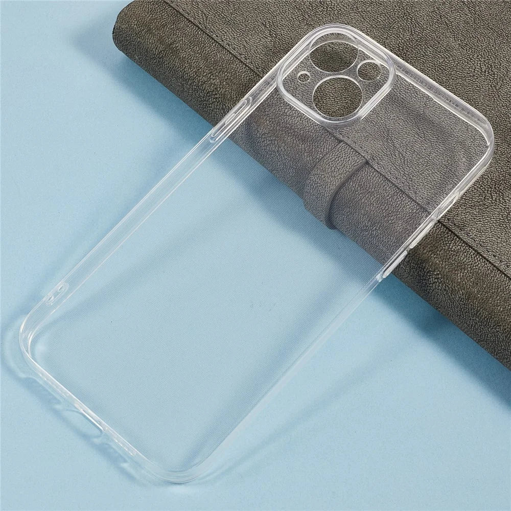 For iPhone 14 Plus Case 1.2mm Ultra Thin Crystal Clear TPU Phone Cover - 3